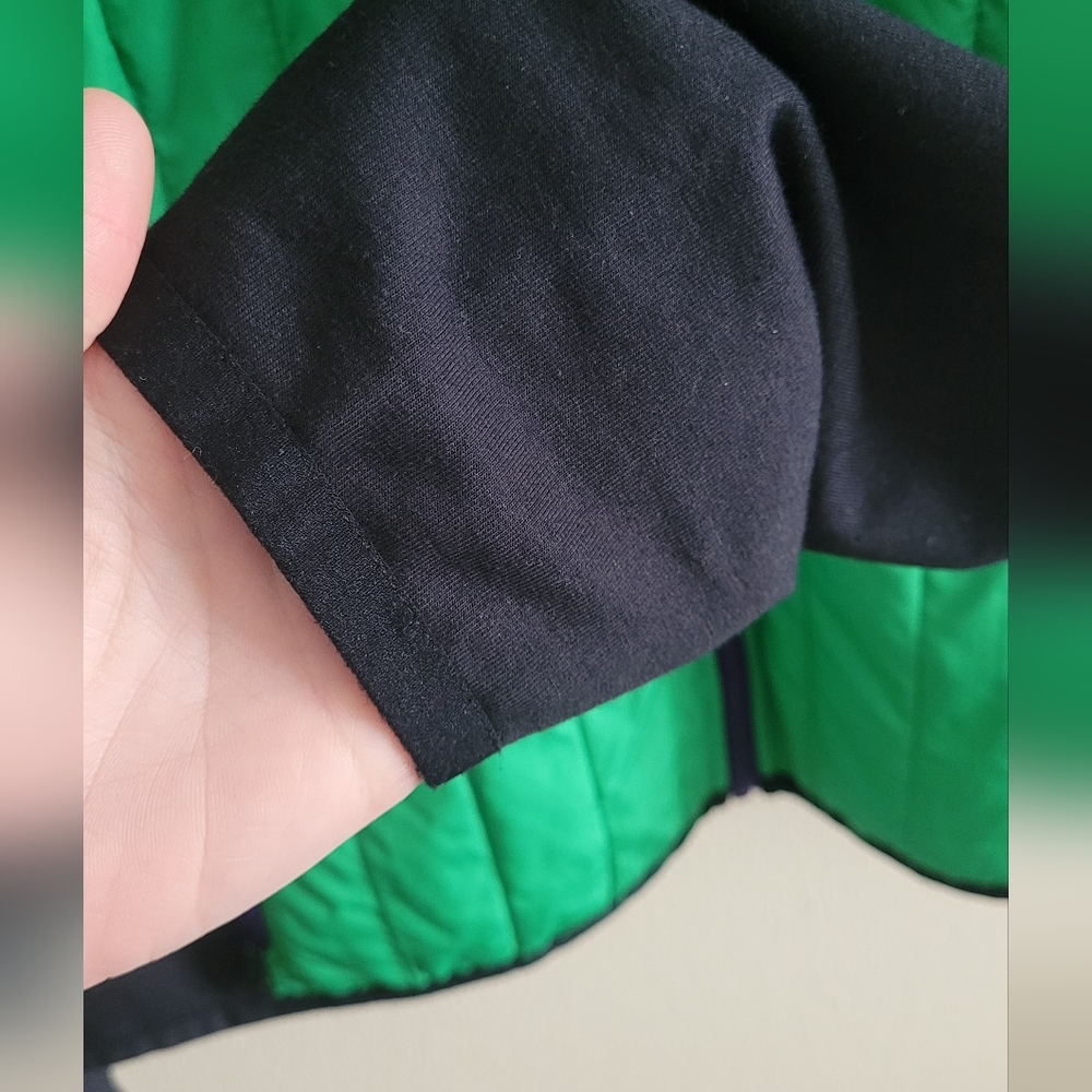 Ralph Lauren full zip lightweight jacket Women's XL black, green & purple trim - Picture 6 of 11